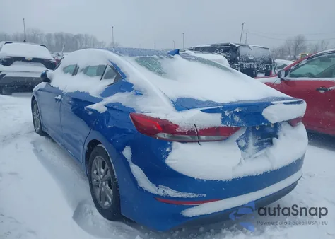 2018 Hyundai Elantra Sel from USA, damaged, VIN 5NPD84LFXJH401190